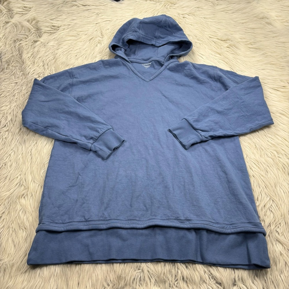 Athleta Women's M Blue Sundown Alliance Hoodie Sweatshirt Tunic Lounge
